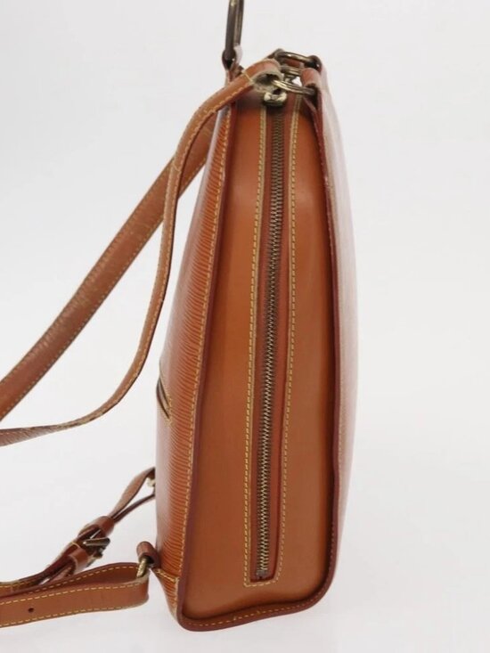 LOUIS VUITTON Epi Mabillon Backpack Zipangu Gold LV Auth main image 8